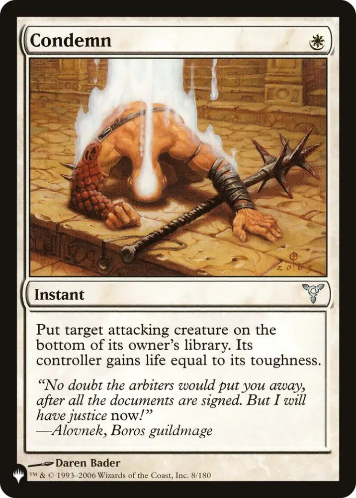 Condemn [The List] - MTG Single