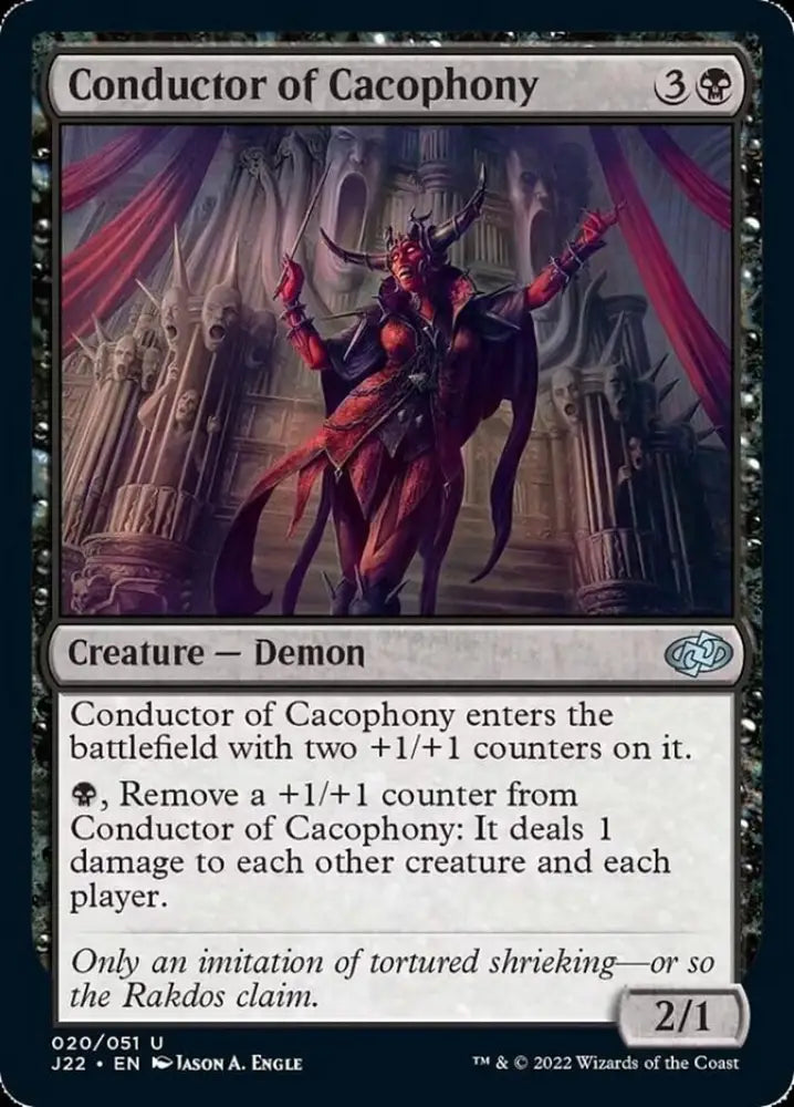 Conductor of Cacophony [Jumpstart 2022] - MTG Single