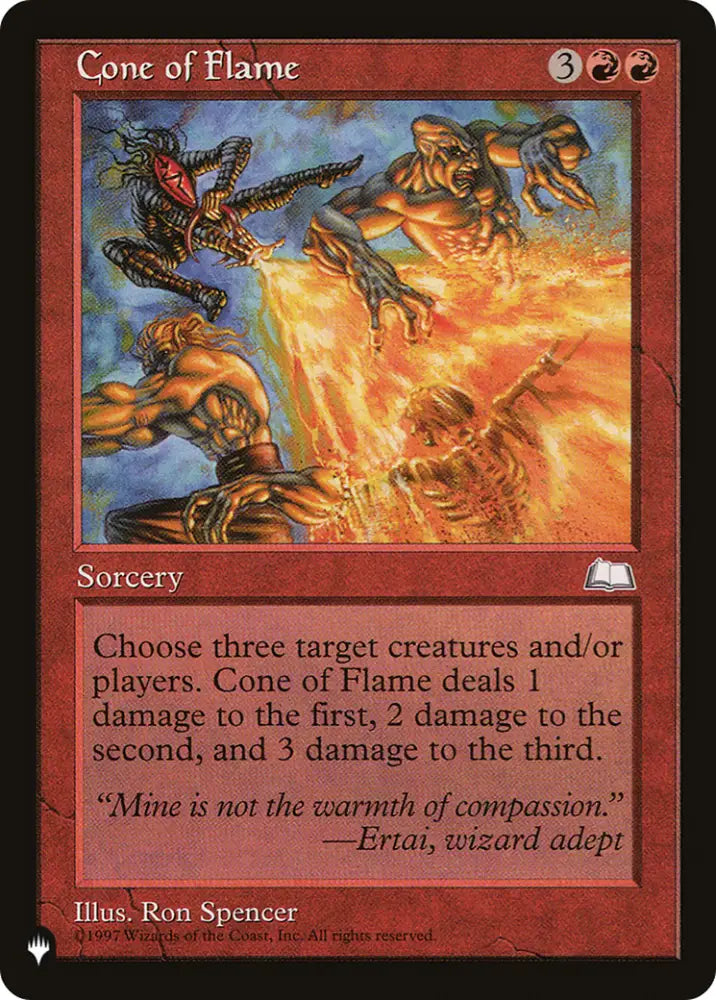 Cone of Flame [The List] - MTG Single