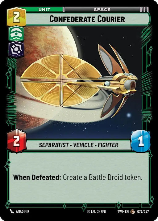 Confederate Courier (079/257) [Twilight of the Republic] - Star Wars: Unlimited Single