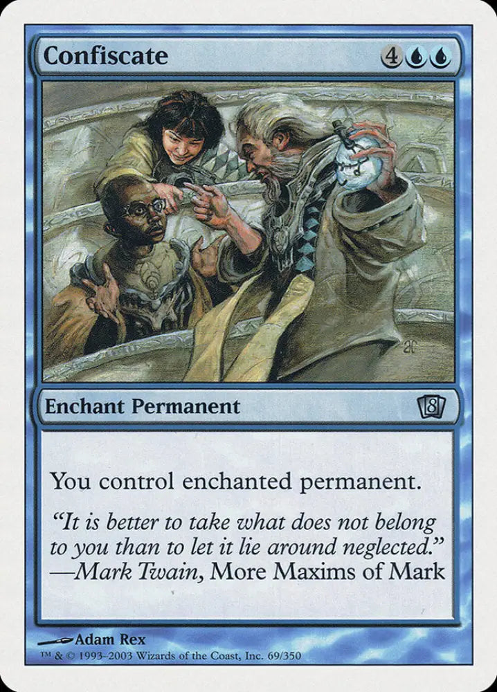Confiscate (69) [Eighth Edition] - MTG Single