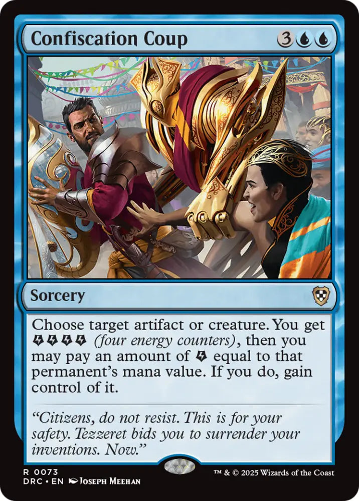 Confiscation Coup [Aetherdrift Commander] - MTG Single