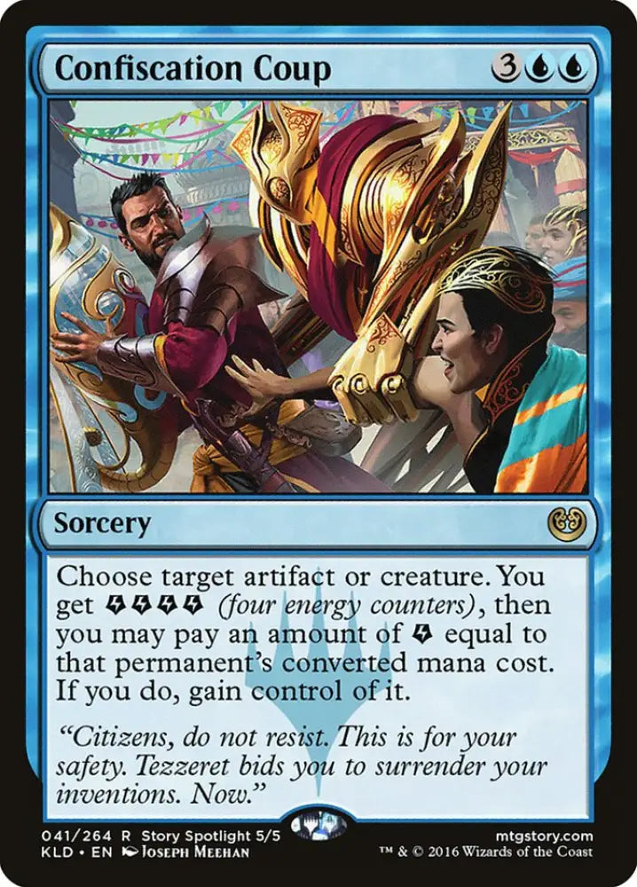Confiscation Coup [Kaladesh] - MTG Single