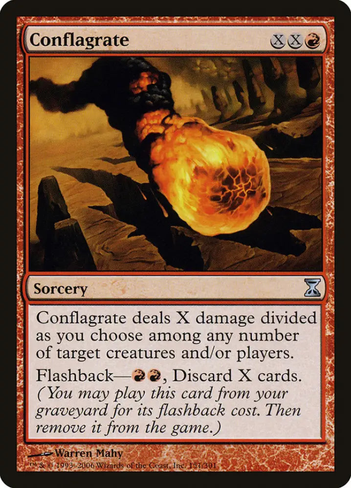 Conflagrate [Time Spiral] - MTG Single