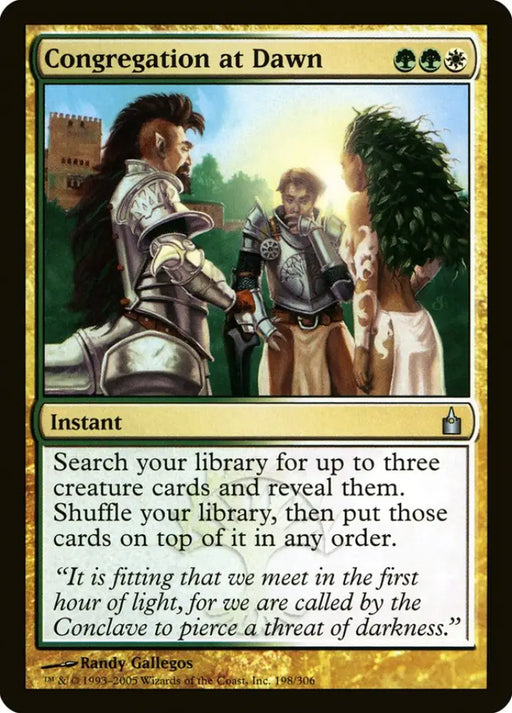 Congregation at Dawn [Ravnica: City of Guilds] - MTG Single