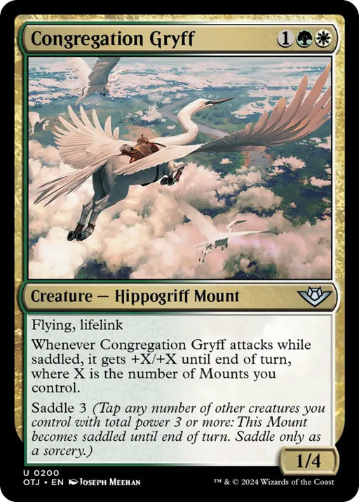 Congregation Gryff [Outlaws of Thunder Junction] - MTG Single