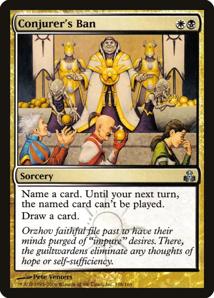 Conjurer’s Ban [Guildpact] - MTG Single