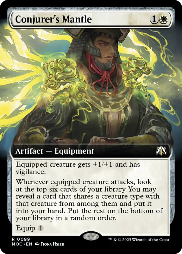 Conjurer’s Mantle (Extended Art) [March of the Machine Commander] - MTG Single