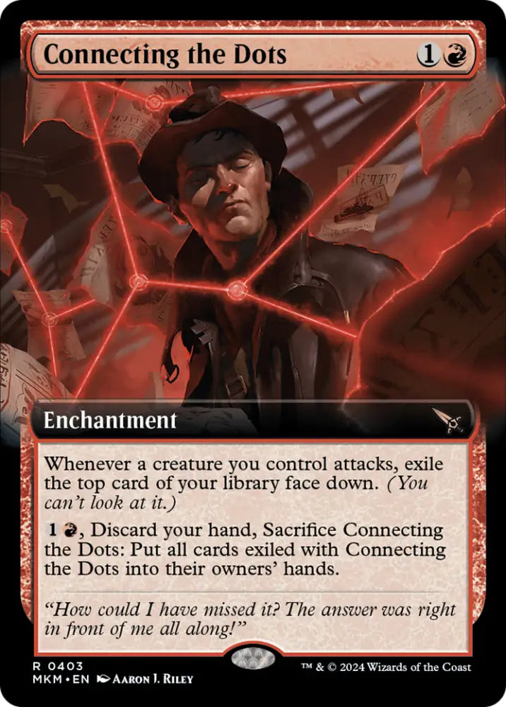 Connecting the Dots (Extended Art) [Murders at Karlov Manor] - MTG Single