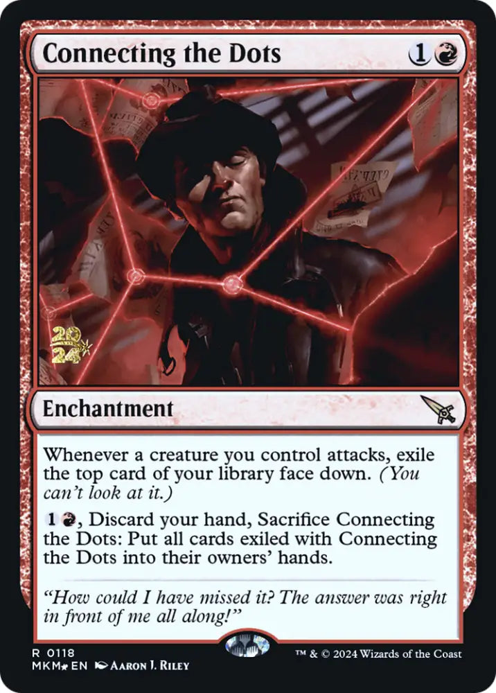 Connecting the Dots [Murders at Karlov Manor Prerelease Promos] - MTG Single