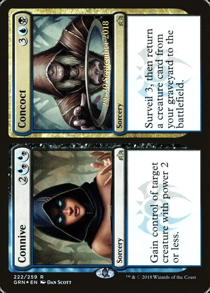 Connive // Concoct [Guilds of Ravnica Prerelease Promos] - MTG Single