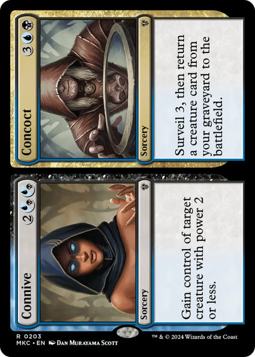 Connive // Concoct [Murders at Karlov Manor Commander] - MTG Single