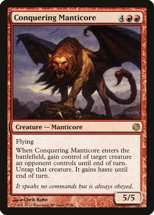 Conquering Manticore [Duel Decks: Heroes vs. Monsters] - MTG Single