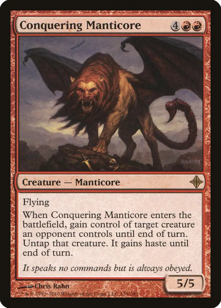 Conquering Manticore [Rise of the Eldrazi] - MTG Single