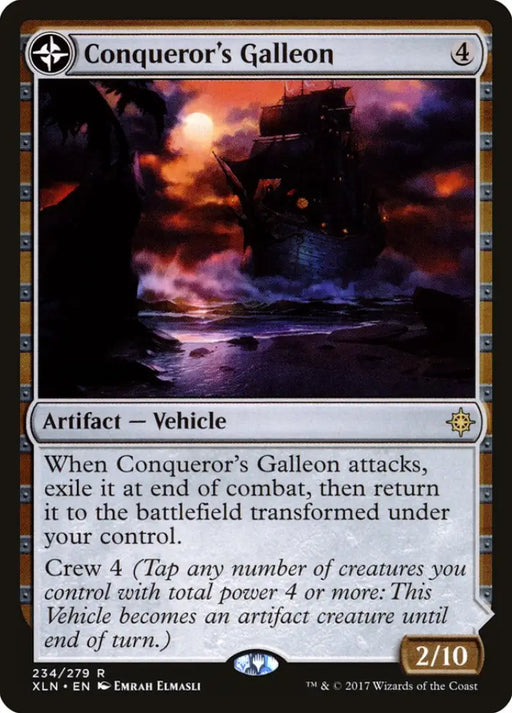 Conqueror’s Galleon // Conqueror’s Foothold [Ixalan] - MTG Single