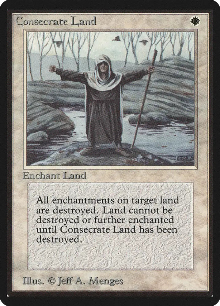Consecrate Land [Beta Edition] - MTG Single
