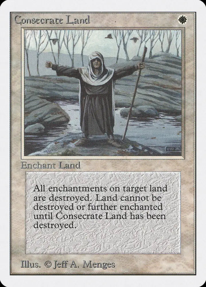 Consecrate Land [Unlimited Edition] - MTG Single