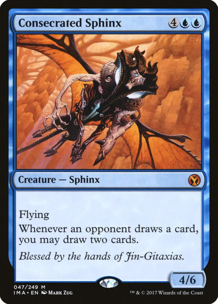 Consecrated Sphinx [Iconic Masters] - MTG Single