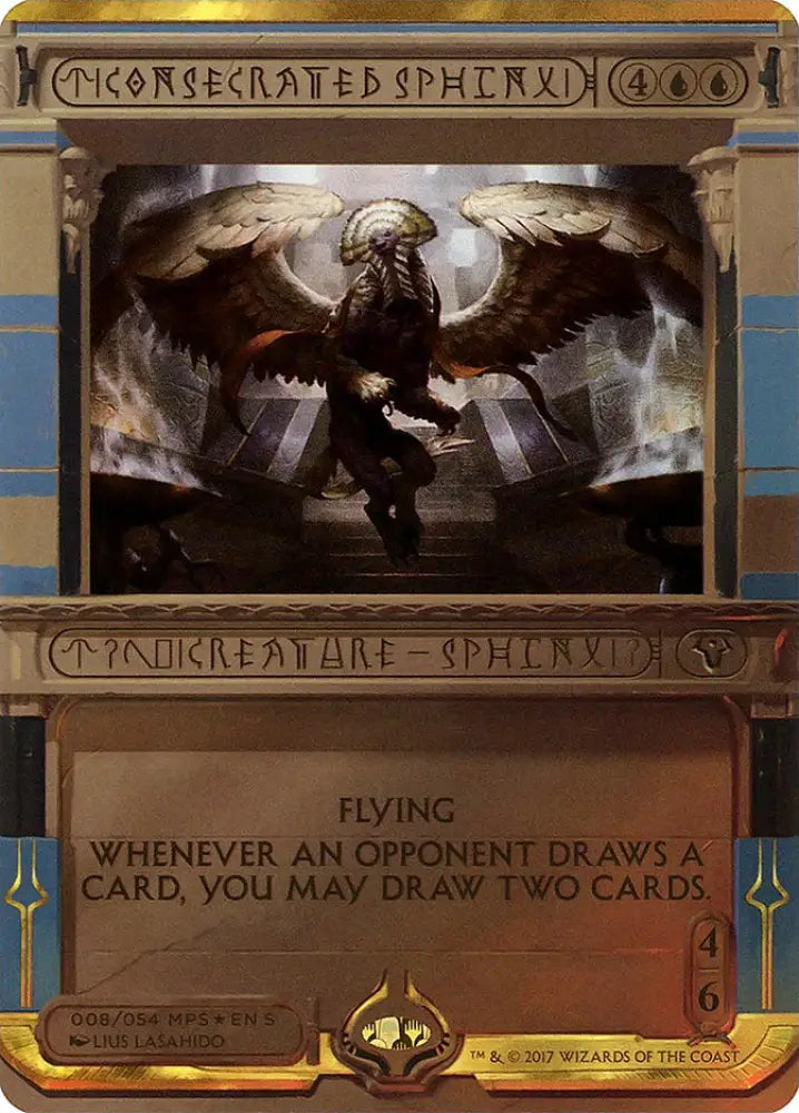 Consecrated Sphinx (Invocation) [Amonkhet Invocations] - MTG Single