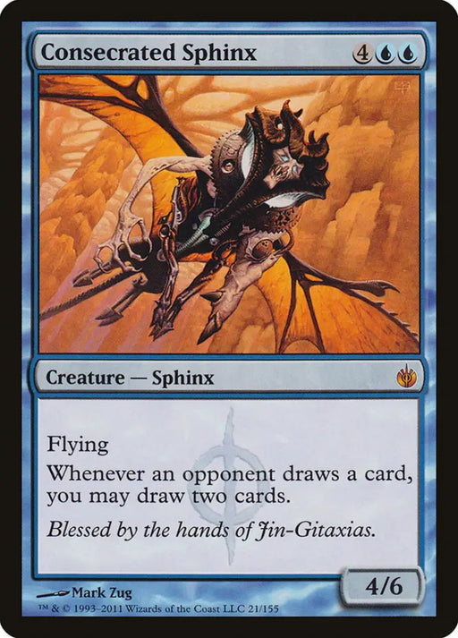 Consecrated Sphinx [Mirrodin Besieged] - MTG Single