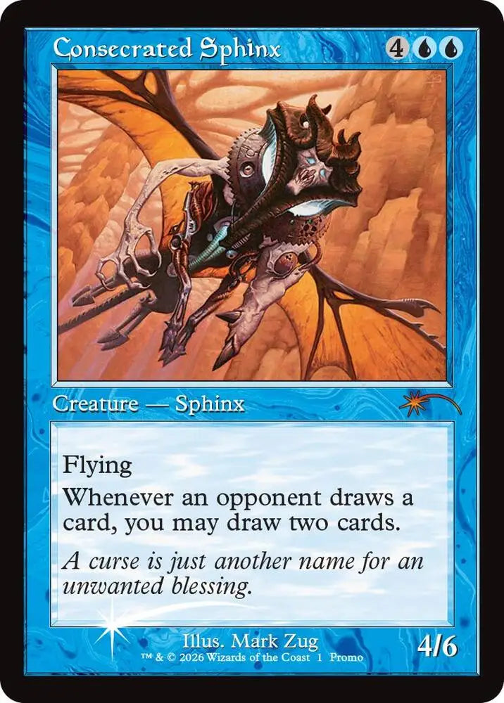 Consecrated Sphinx (Retro Frame) (1) [MagicFest Cards]