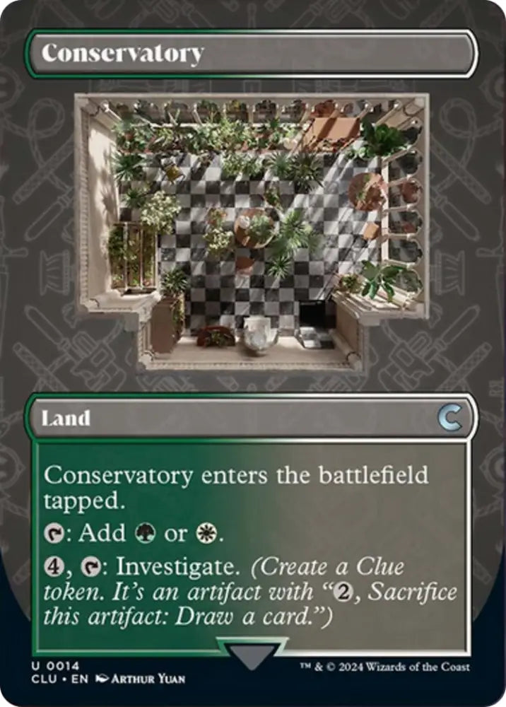 Conservatory (Borderless) [Ravnica: Clue Edition] - MTG Single