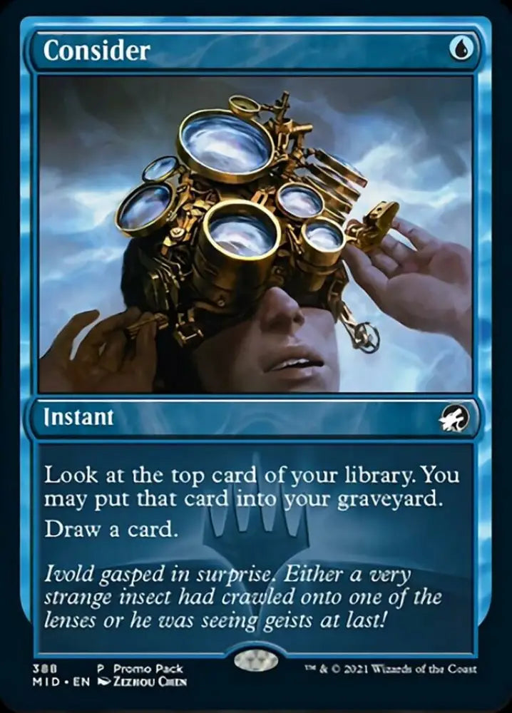 Consider (Promo Pack) [Innistrad: Midnight Hunt Promos] - MTG Single