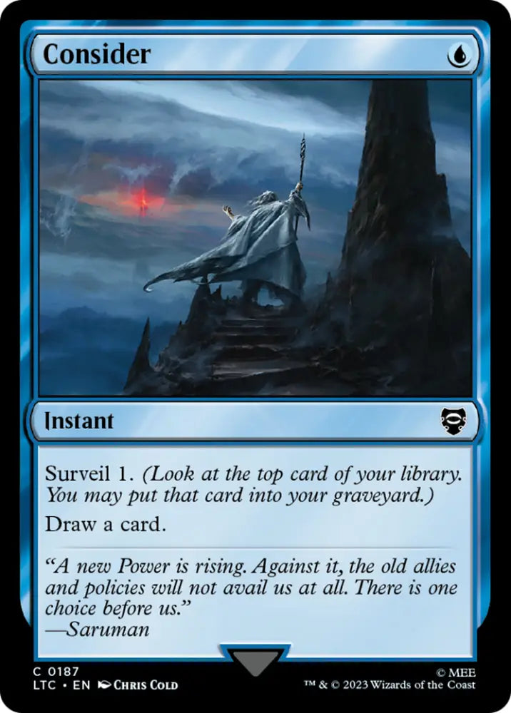 Consider [The Lord of the Rings: Tales of Middle-Earth Commander] - MTG Single