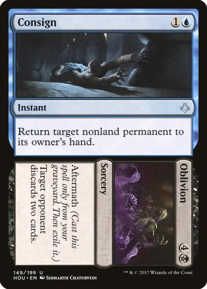 Consign // Oblivion [Hour of Devastation] - MTG Single