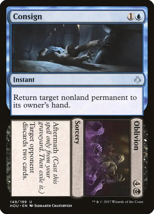 Consign // Oblivion [Hour of Devastation] - MTG Single