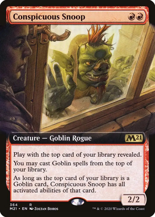 Conspicuous Snoop (Extended Art) [Core Set 2021] - MTG Single