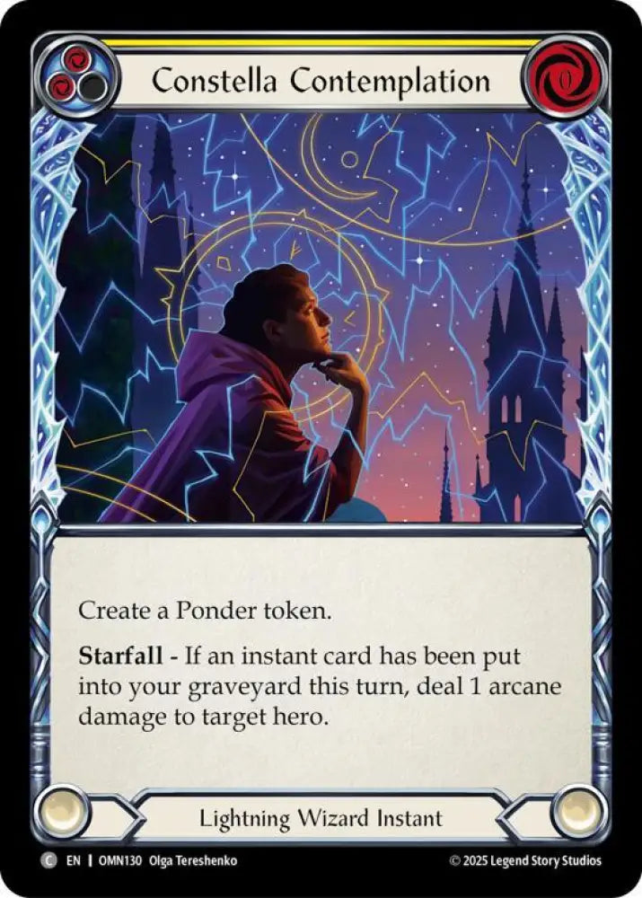 Constella Contemplation (Yellow) (OMN130) [Omens of the Third Age]