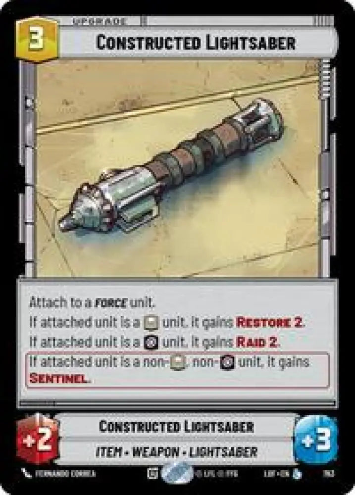 Constructed Lightsaber (Foil) (763) [Legends of the Force]