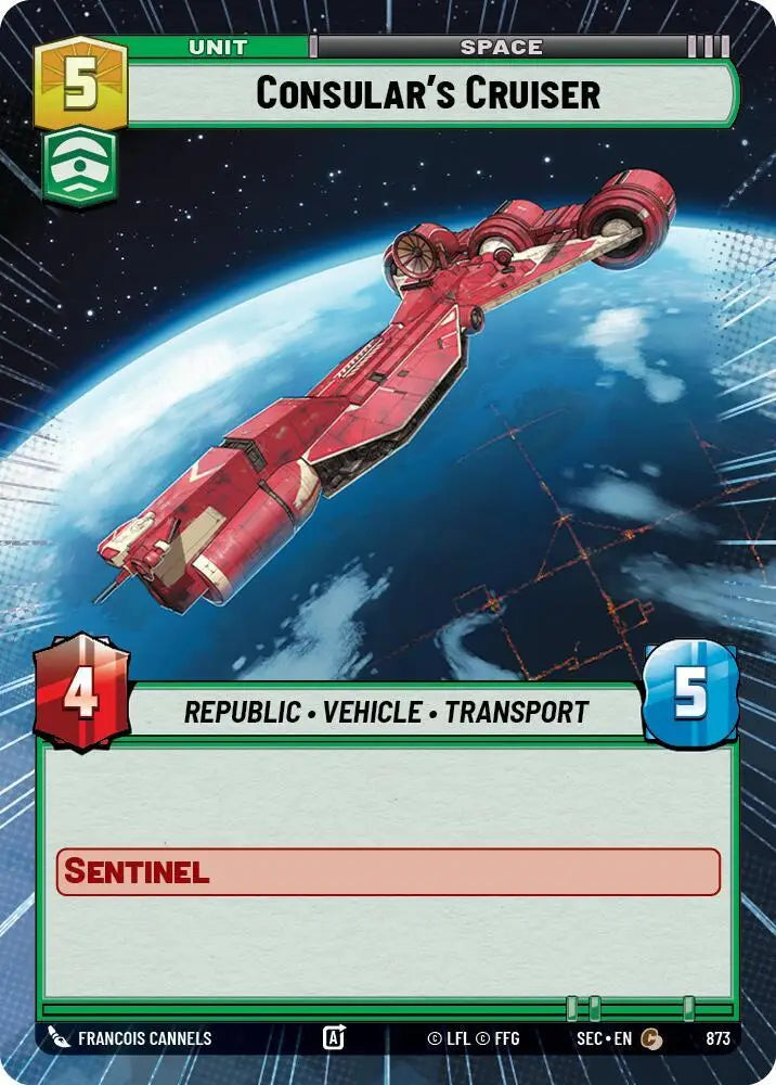 Consular's Cruiser (Hyperspace Foil) (873) [Secrets of Power]
