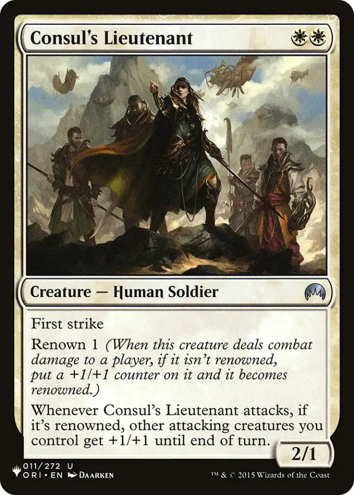 Consul’s Lieutenant [The List] - MTG Single