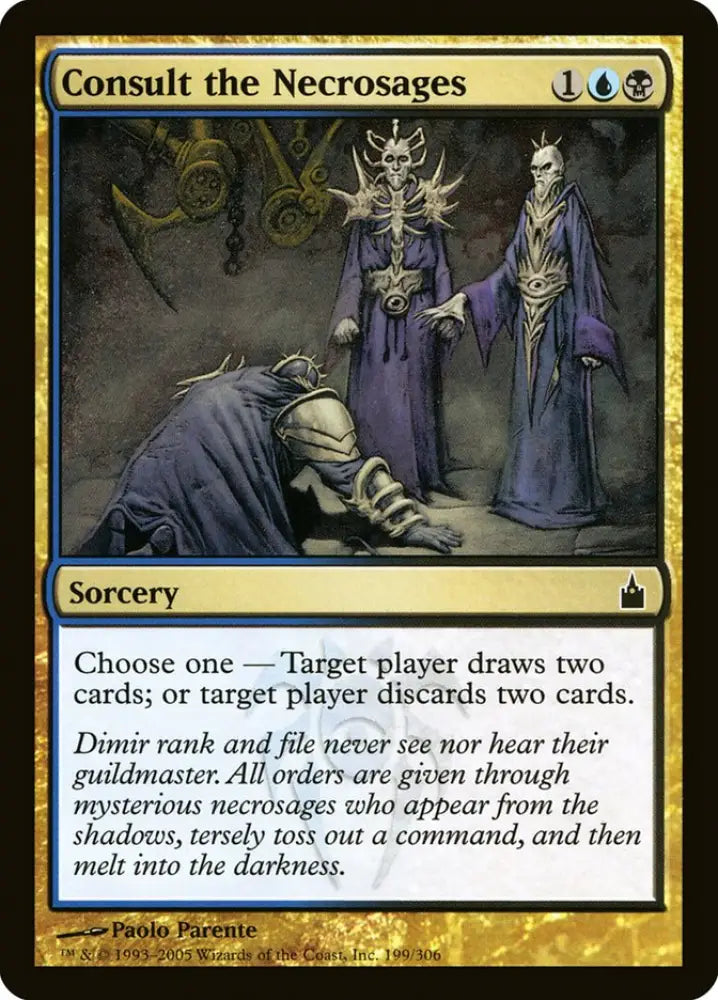Consult the Necrosages [Ravnica: City of Guilds] - MTG Single