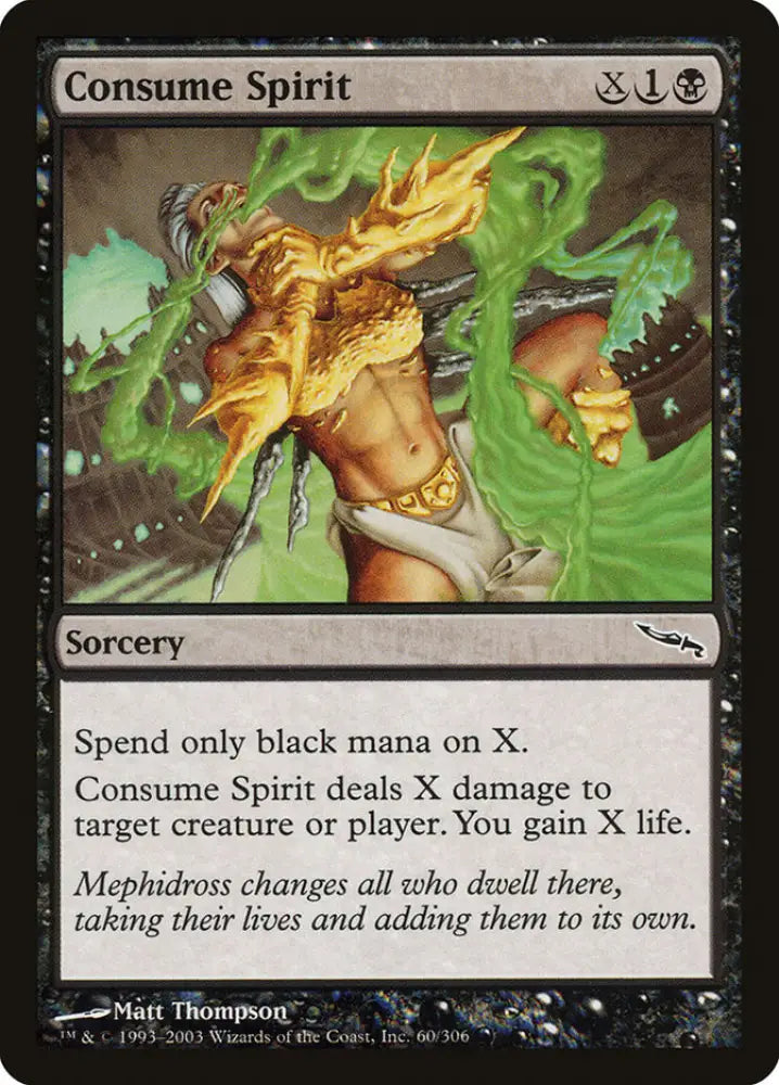 Consume Spirit [Mirrodin] - MTG Single
