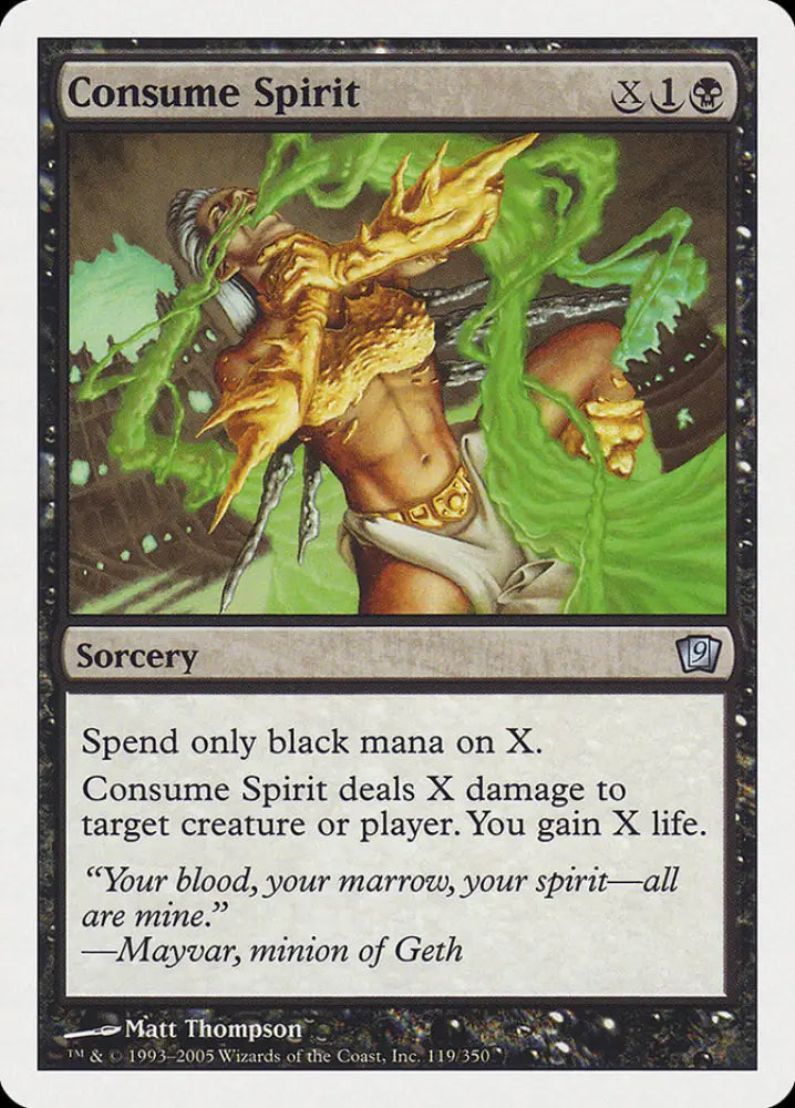 Consume Spirit [Ninth Edition] - MTG Single