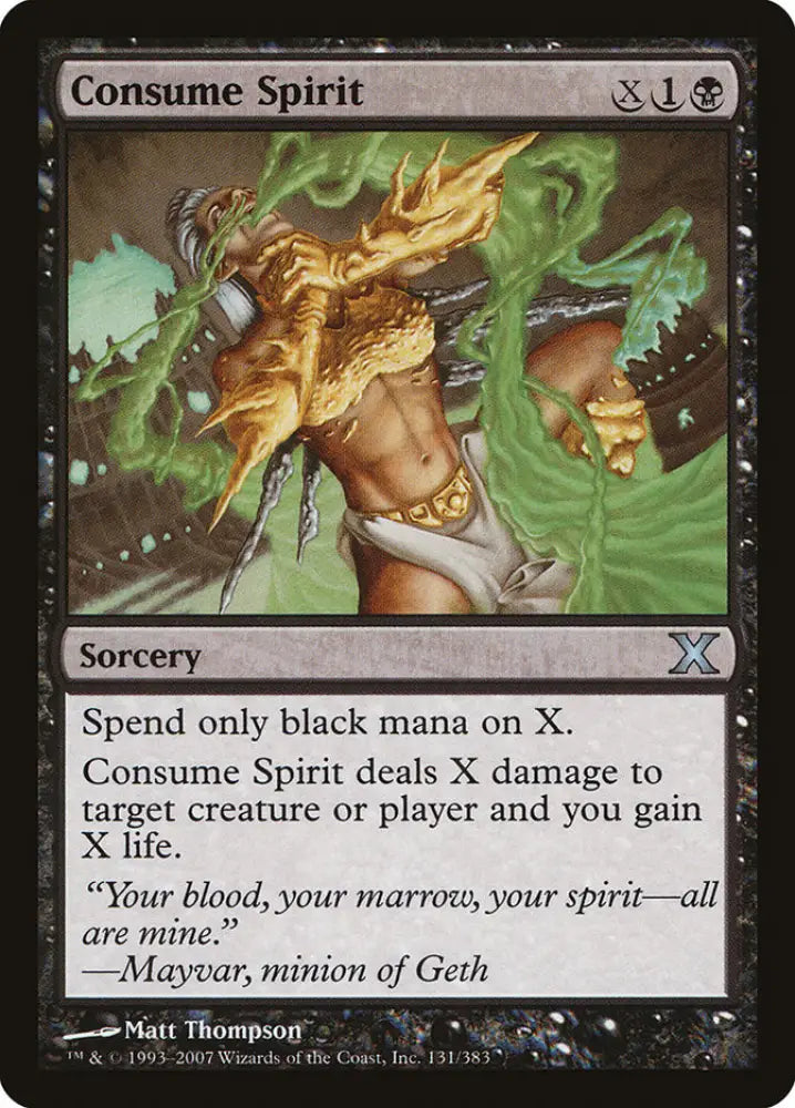 Consume Spirit [Tenth Edition] - MTG Single