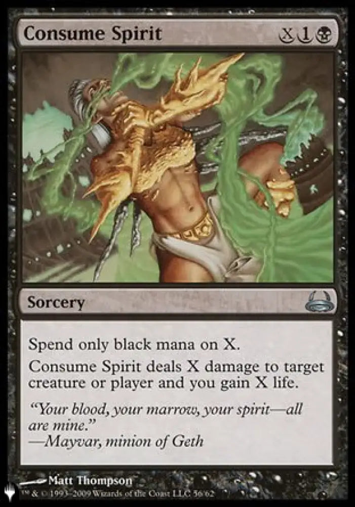 Consume Spirit [The List] - MTG Single