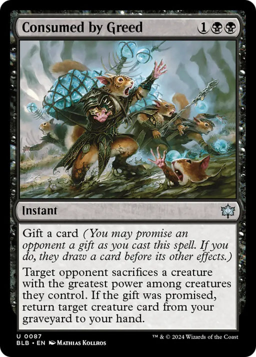 Consumed by Greed [Bloomburrow] - MTG Single
