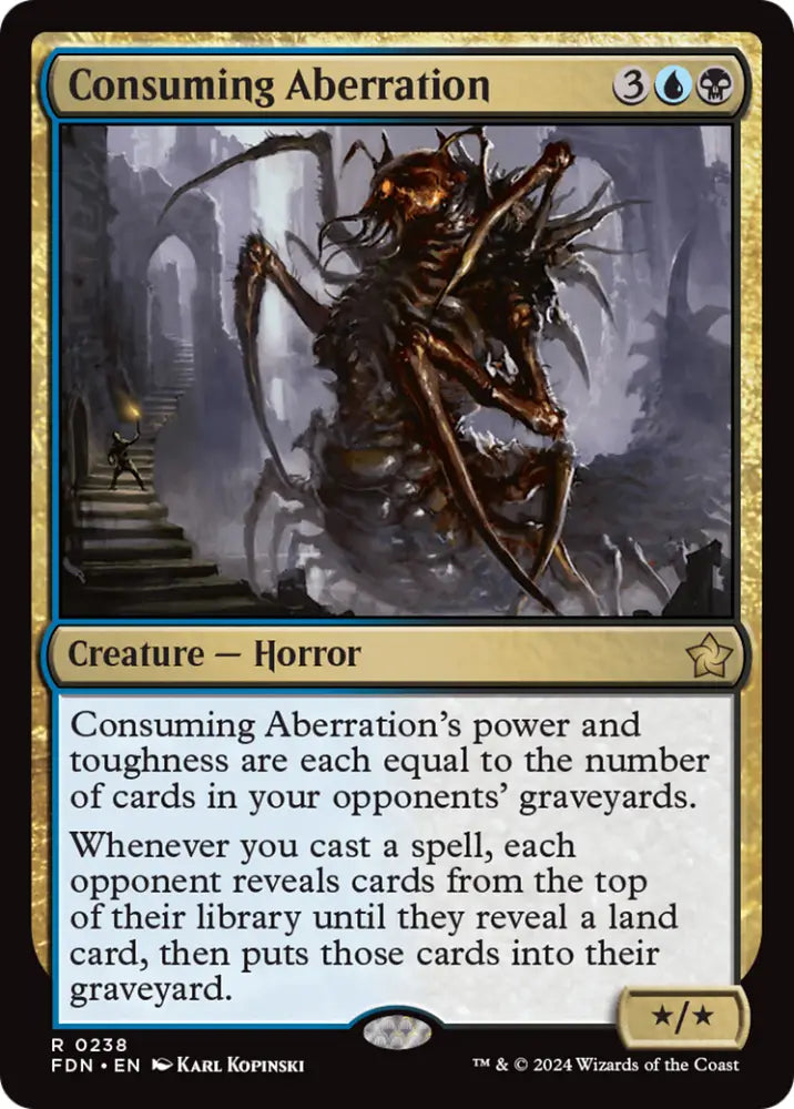 Consuming Aberration [Foundations] - MTG Single