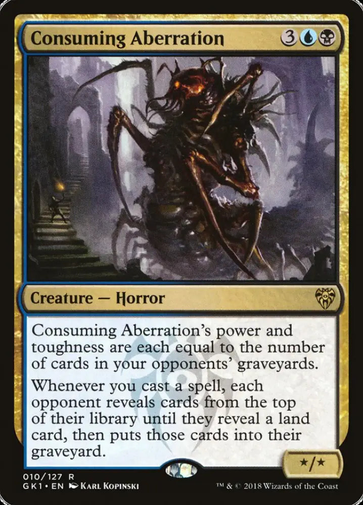 Consuming Aberration [Guilds of Ravnica Guild Kit] - MTG Single