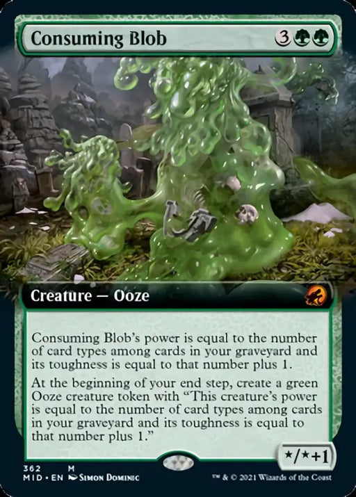 Consuming Blob (Extended Art) [Innistrad: Midnight Hunt] - MTG Single