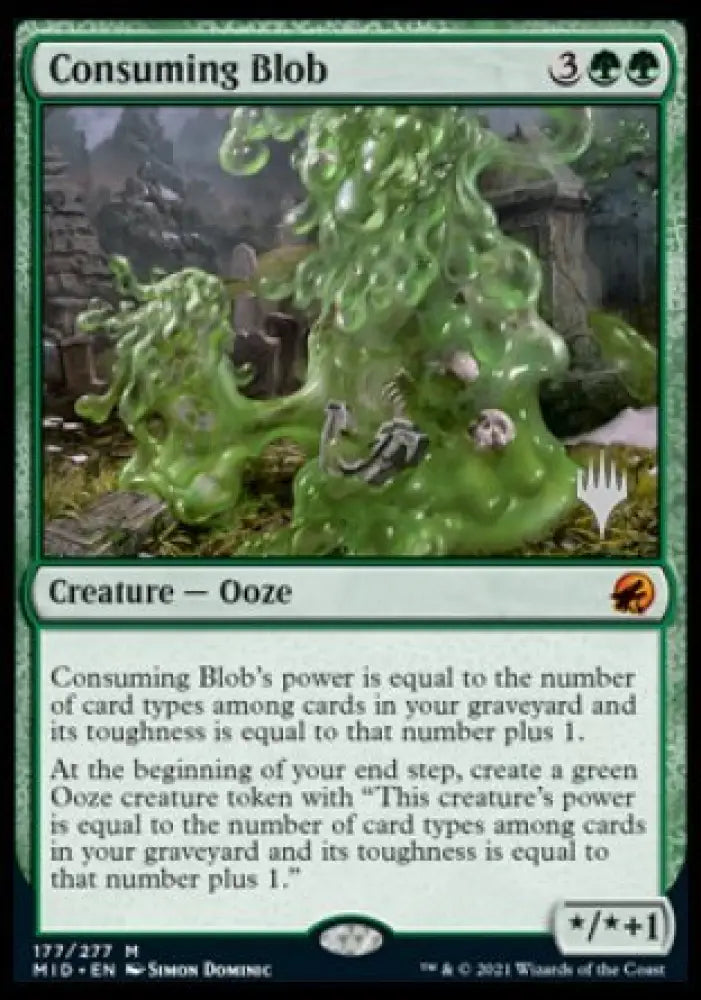 Consuming Blob (Promo Pack) [Innistrad: Midnight Hunt Promos] - MTG Single