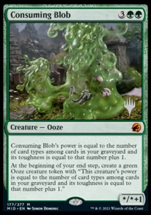 Consuming Blob (Promo Pack) [Innistrad: Midnight Hunt Promos] - MTG Single