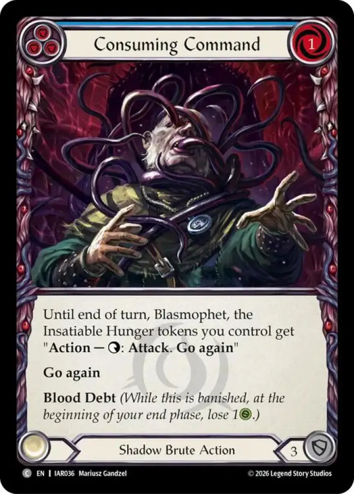 Consuming Command (IAR036) [Usurp the Shadow Throne]