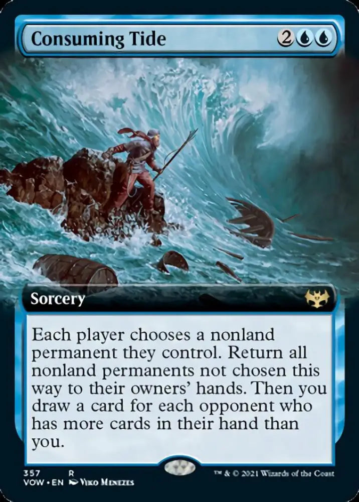 Consuming Tide (Extended Art) [Innistrad: Crimson Vow] - MTG Single