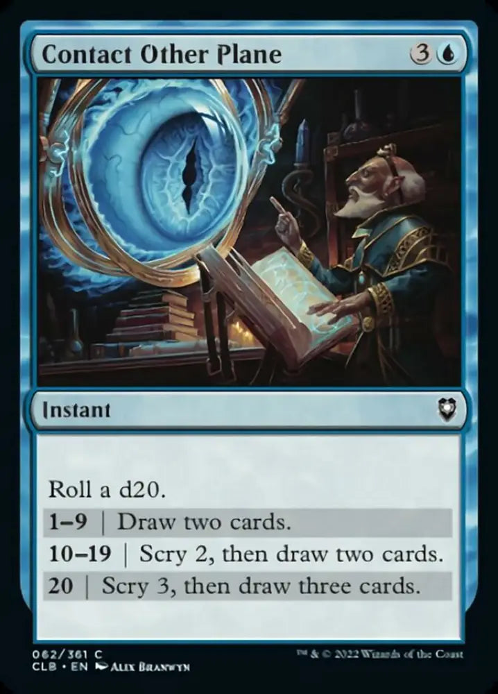 Contact Other Plane [Commander Legends: Battle for Baldur’s Gate] - MTG Single