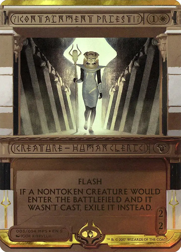Containment Priest (Invocation) [Amonkhet Invocations] - MTG Single